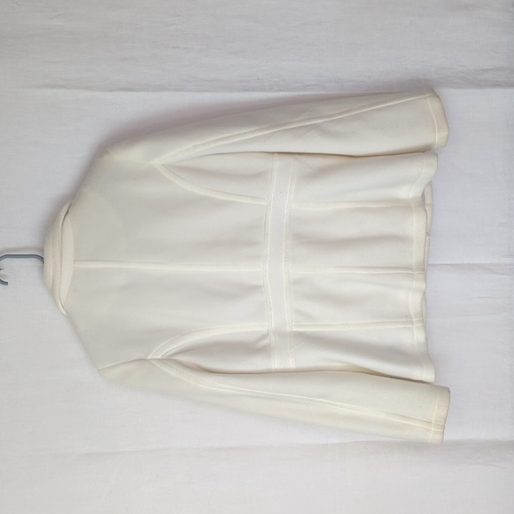 South Pole Bone White Fleece Double Breasted Peacoat Size Extra Large - Picture 5 of 9